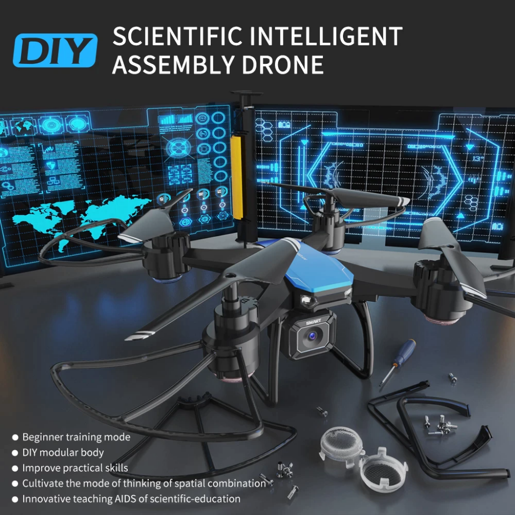 Jjrc H108 Diy Assembly Rc Drone - Orange