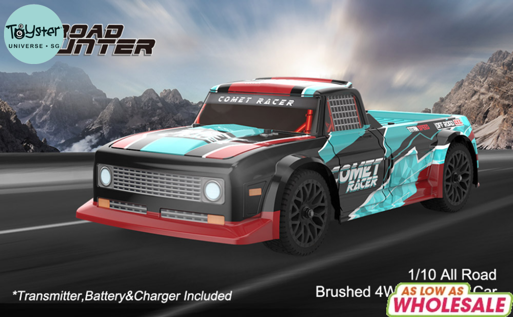 Jjrc Q125 1:10 4Wd 48Km/h Rc High Speed Car - Red And Green