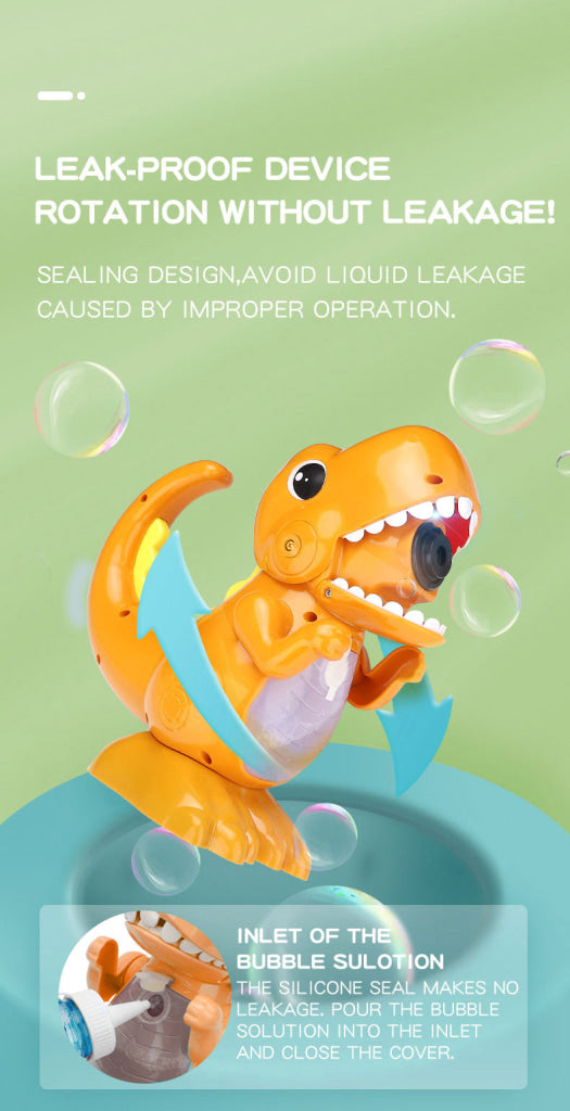 Jjrc V06 Dinosaur Electric Bubble Machine - Green