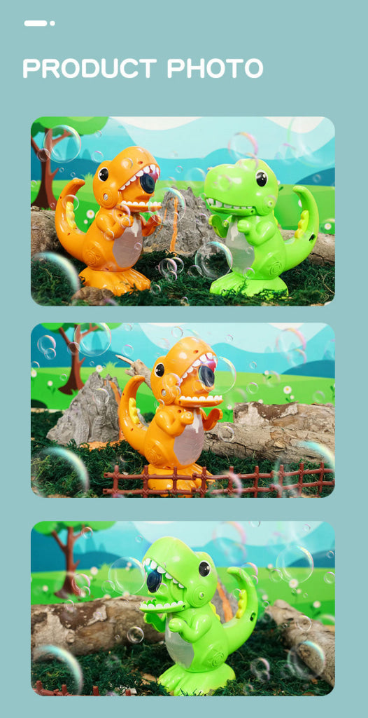 Jjrc V06 Dinosaur Electric Bubble Machine - Green