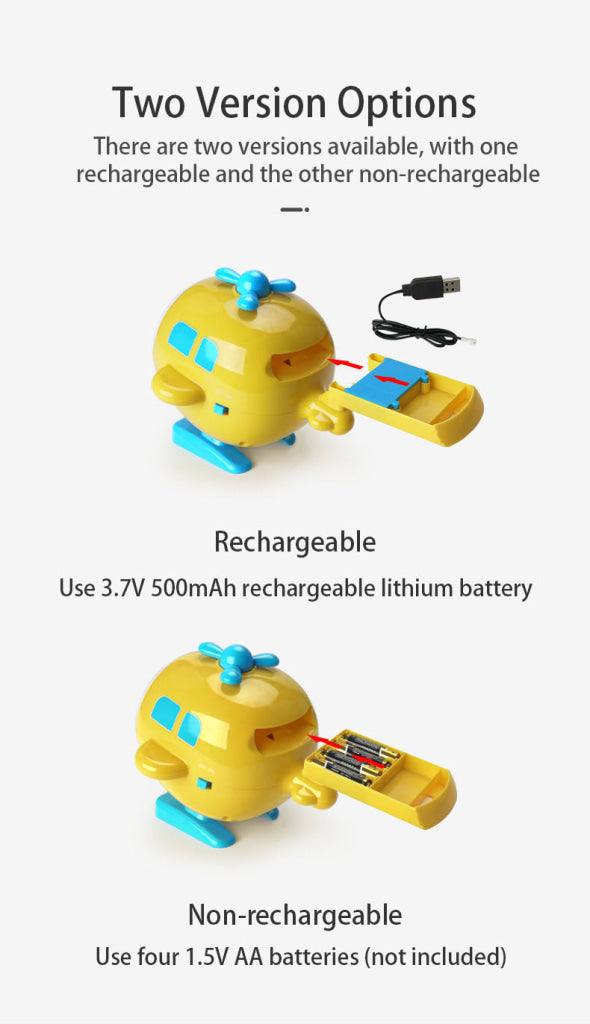 Jjrc V07 Helicopter Bubble Machine - Lemon Yellow