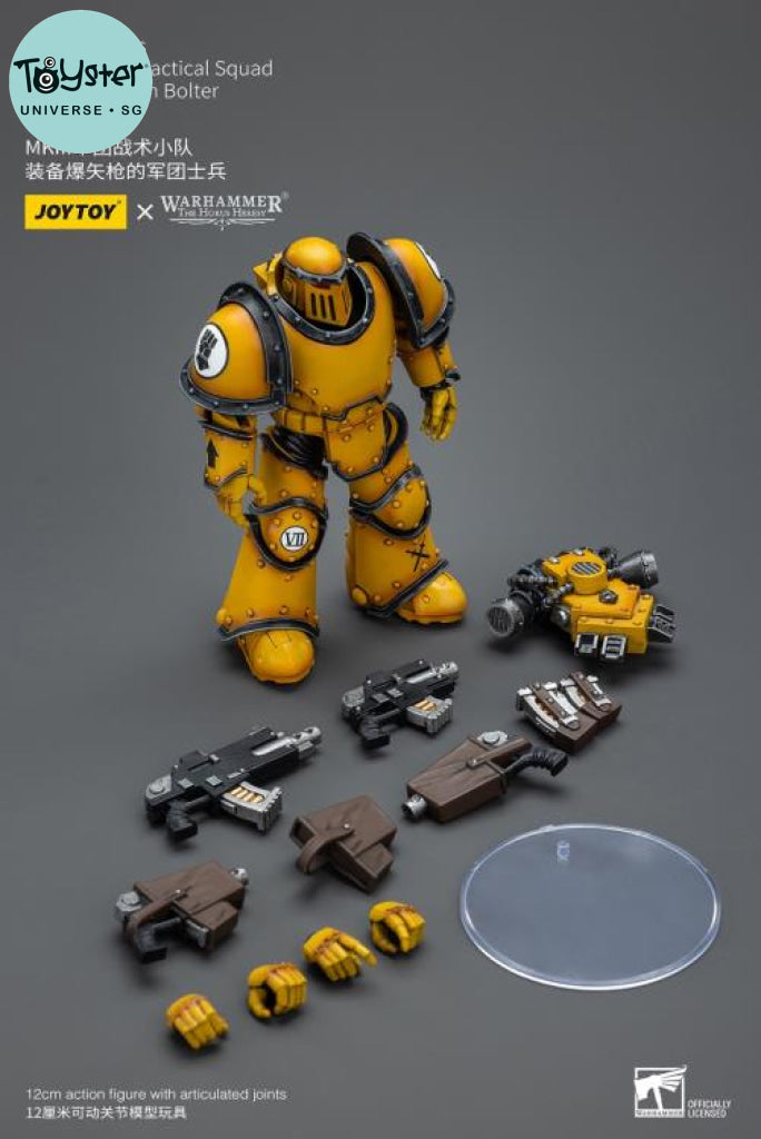 Joytoy Imperial Fists Legion Mkiii Tactical Squad Legionary With Bolter Jt9077 Warhammer 40K