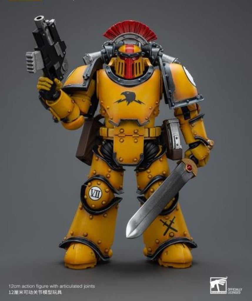 Joytoy Imperial Fists Legion Mkiii Tactical Squad Sergeant With Power Sword Jt9046 Warhammer 40K