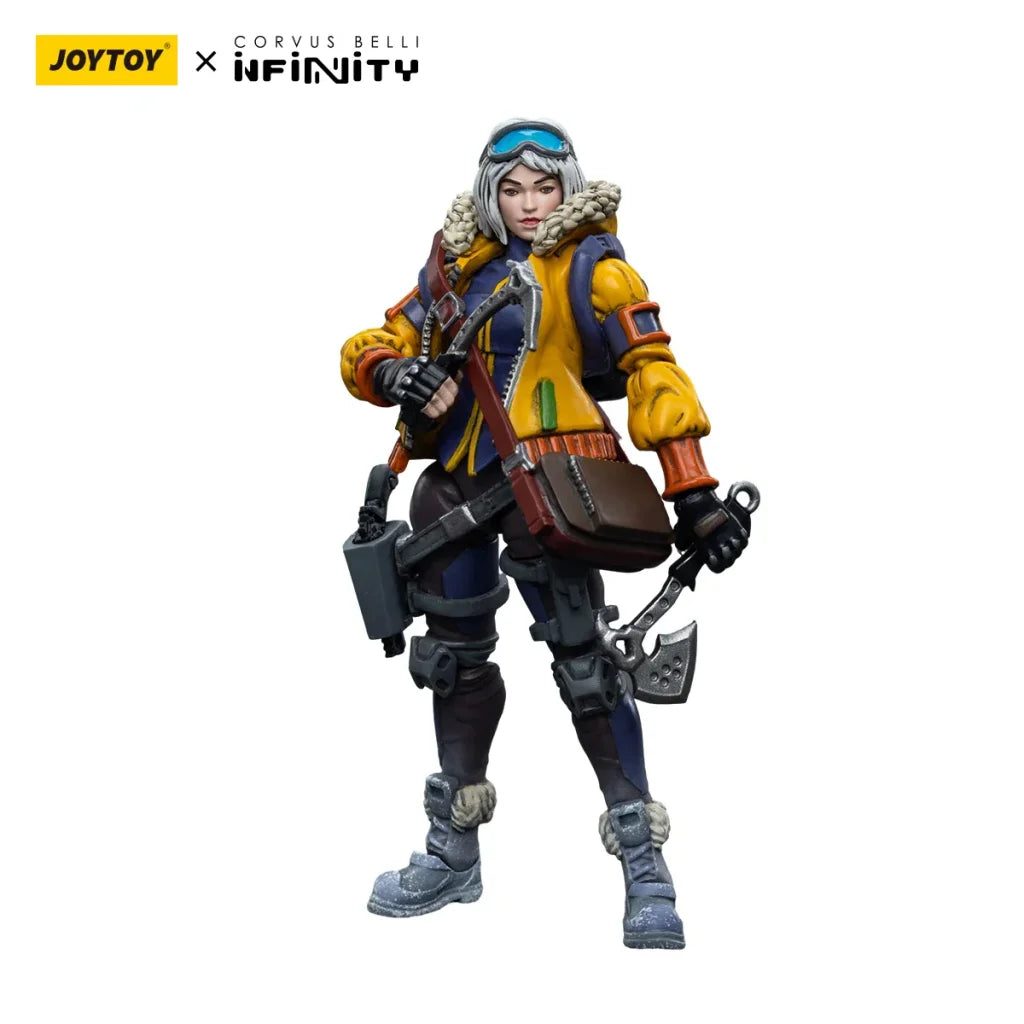 JOYTOY Infinity 1/18 Action Figures Monstruckers Oktavia Grimsdottir lcebreaker’s Harpooner - Harpooner / 10.7cm