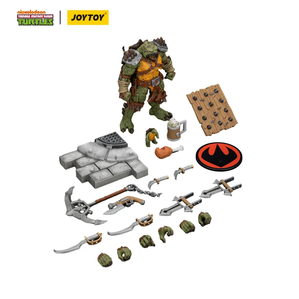 JOYTOY TMNT 1/18 Action Figures Anime 10.6cm TMNT-Krang TMNT-Slash TMNT-Tokka