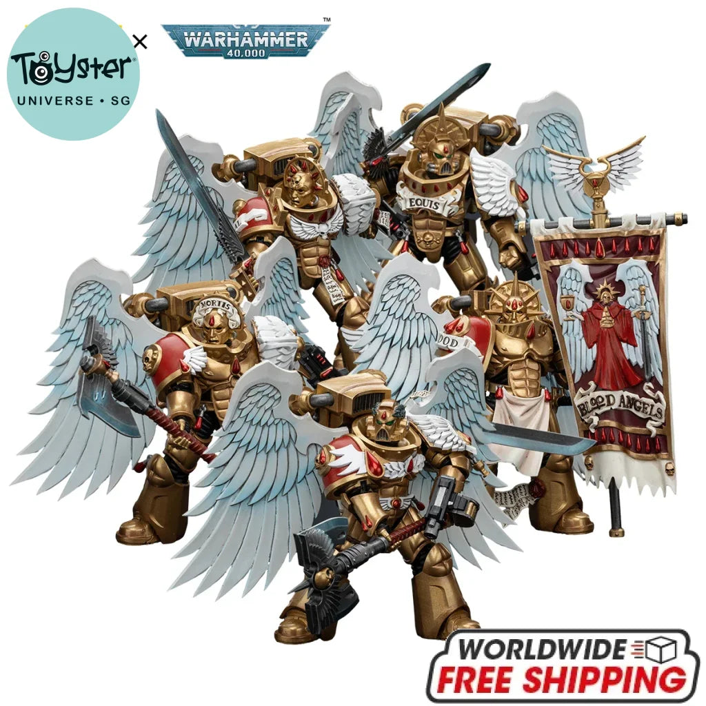 JOYTOY Warhammer 40k 1/18 Action Figures 12.2cm Blood Angels Sanguinary Guard