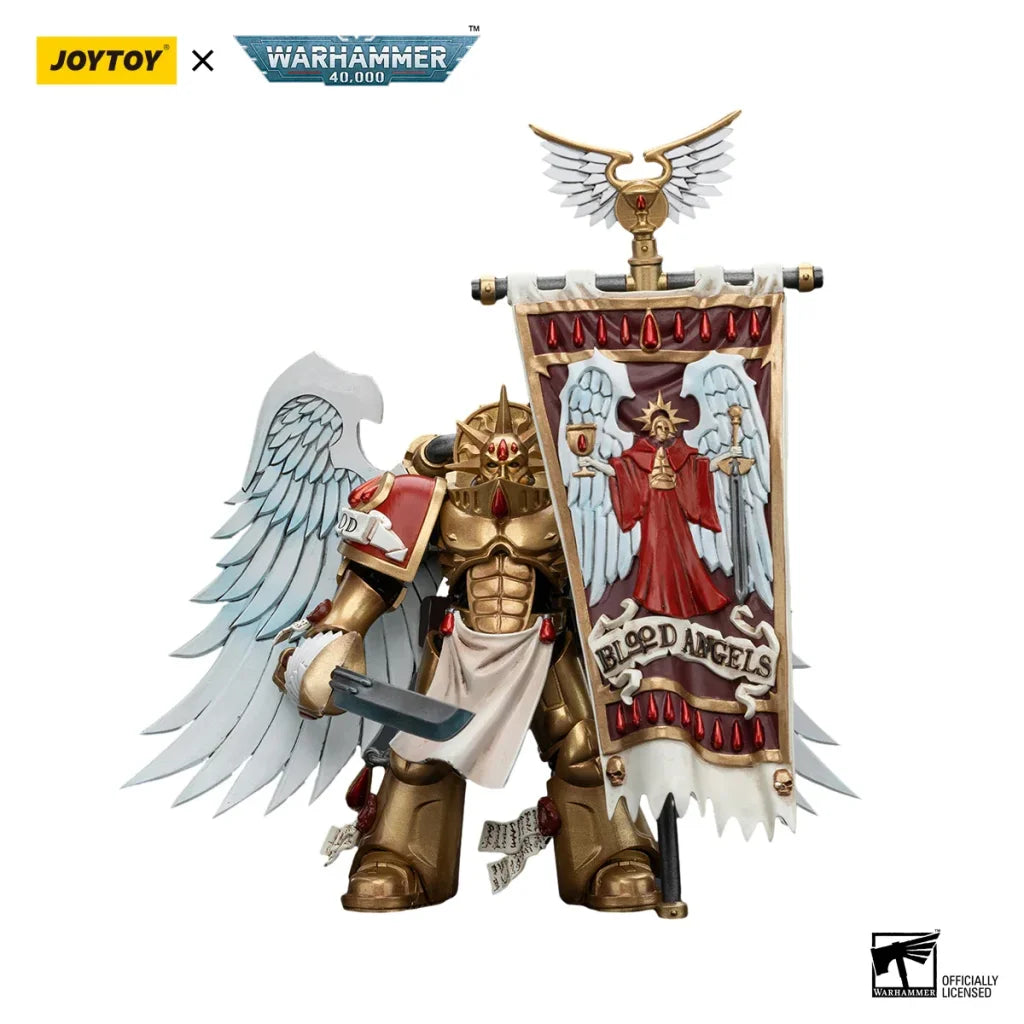 JOYTOY Warhammer 40k 1/18 Action Figures 12.2cm Blood Angels Sanguinary Guard - Sanguinary Ancient / 12.3cm