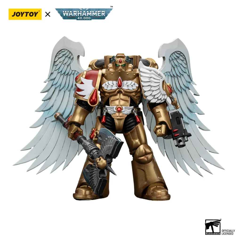 JOYTOY Warhammer 40k 1/18 Action Figures 12.2cm Blood Angels Sanguinary Guard - Encarmine Axe / 12.3cm