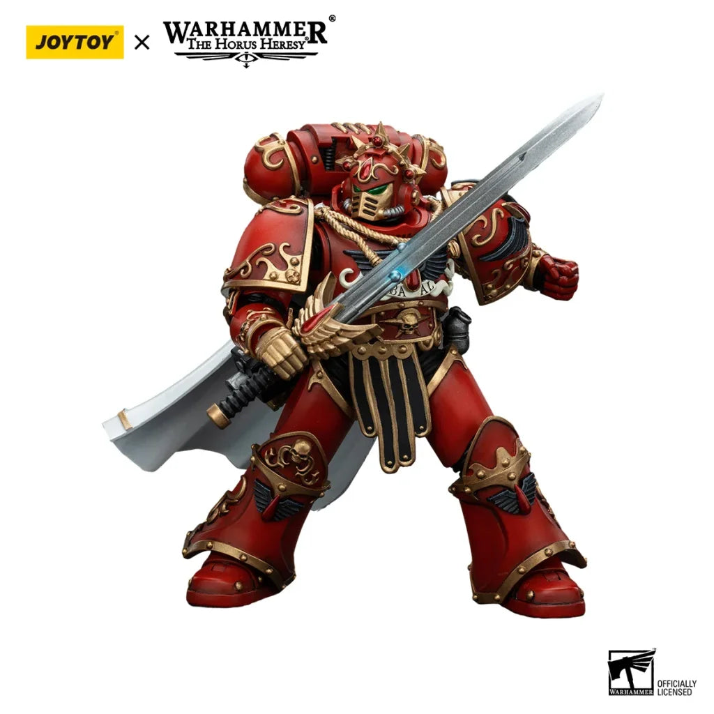 JOYTOY Warhammer 40k 1/18 Action Figures Anime 12.4cm Blood Angels Legion Praetor with Paragon Blade - Legion Praetor