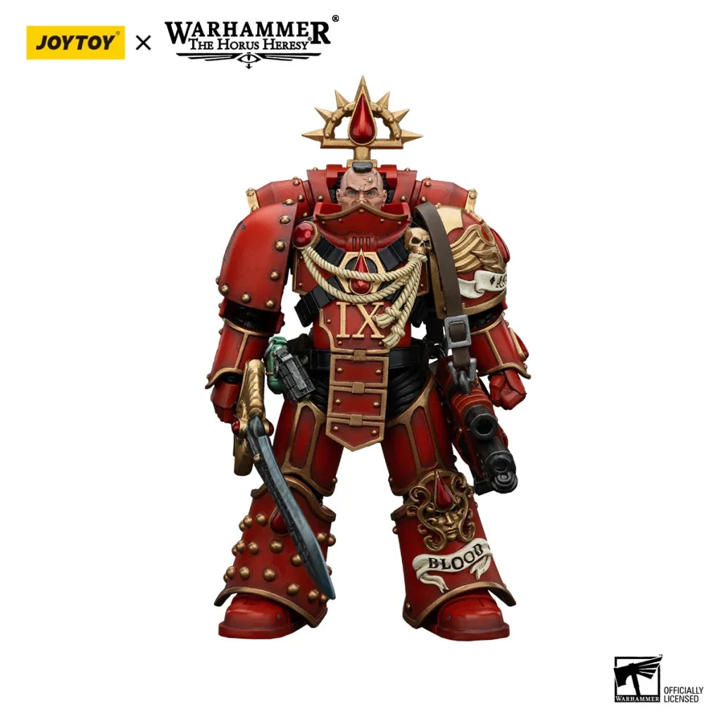 JOYTOY Warhammer 40k 1/18 Action Figures Anime 12.6cm Blood Angels Raldoron First Captain of the Blood Angels - 12.6
