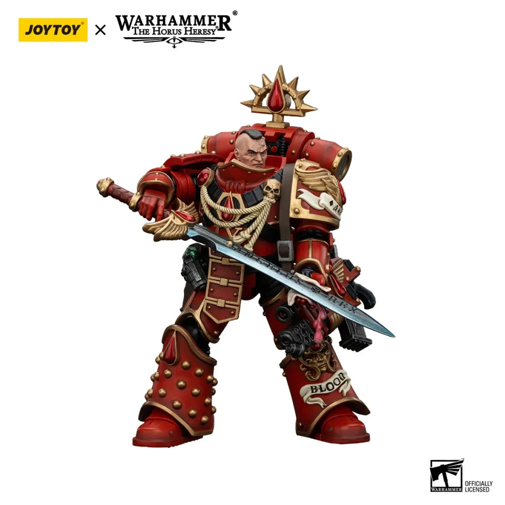 JOYTOY Warhammer 40k 1/18 Action Figures Anime 12.6cm Blood Angels Raldoron First Captain of the Blood Angels - 12.6