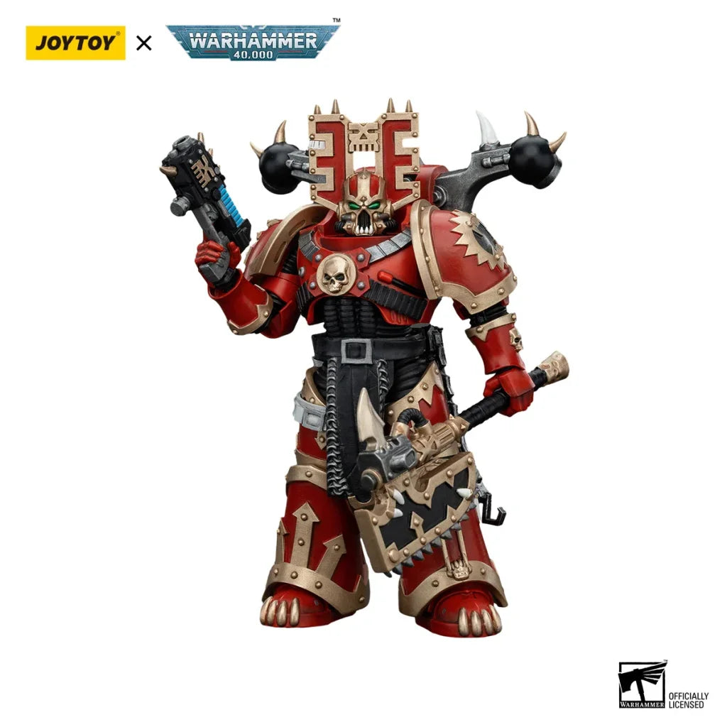 JOYTOY Warhammer 40k 1/18 Action Figures Anime 12.6cm World Eaters Khorne Berzerker - 4 / 12.6cm