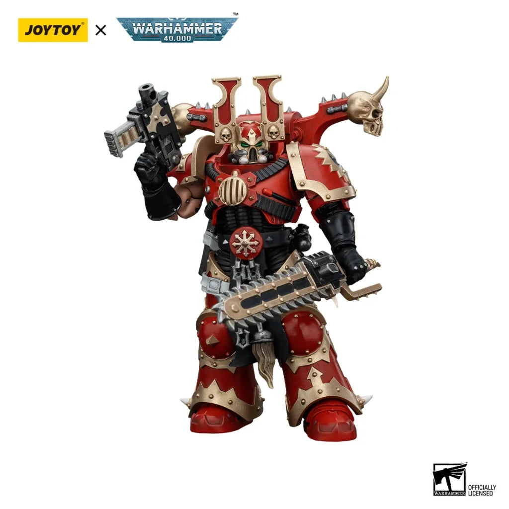 JOYTOY Warhammer 40k 1/18 Action Figures Anime 12.6cm World Eaters Khorne Berzerker - 5 / 12.6cm