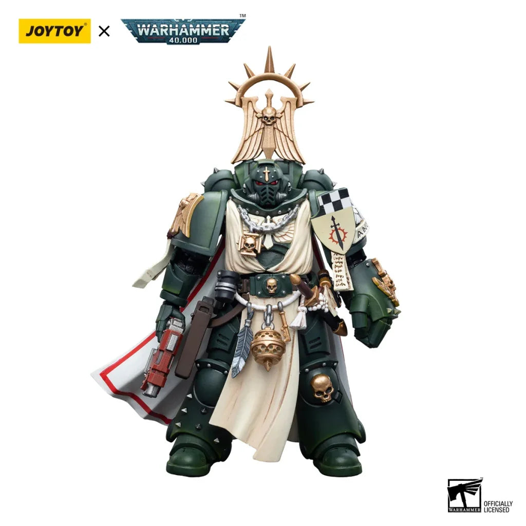 JOYTOY Warhammer 40k 1/18 Action Figures Anime 12cm Dark Angels Master Lazarus - Master Lazarus / 12cm