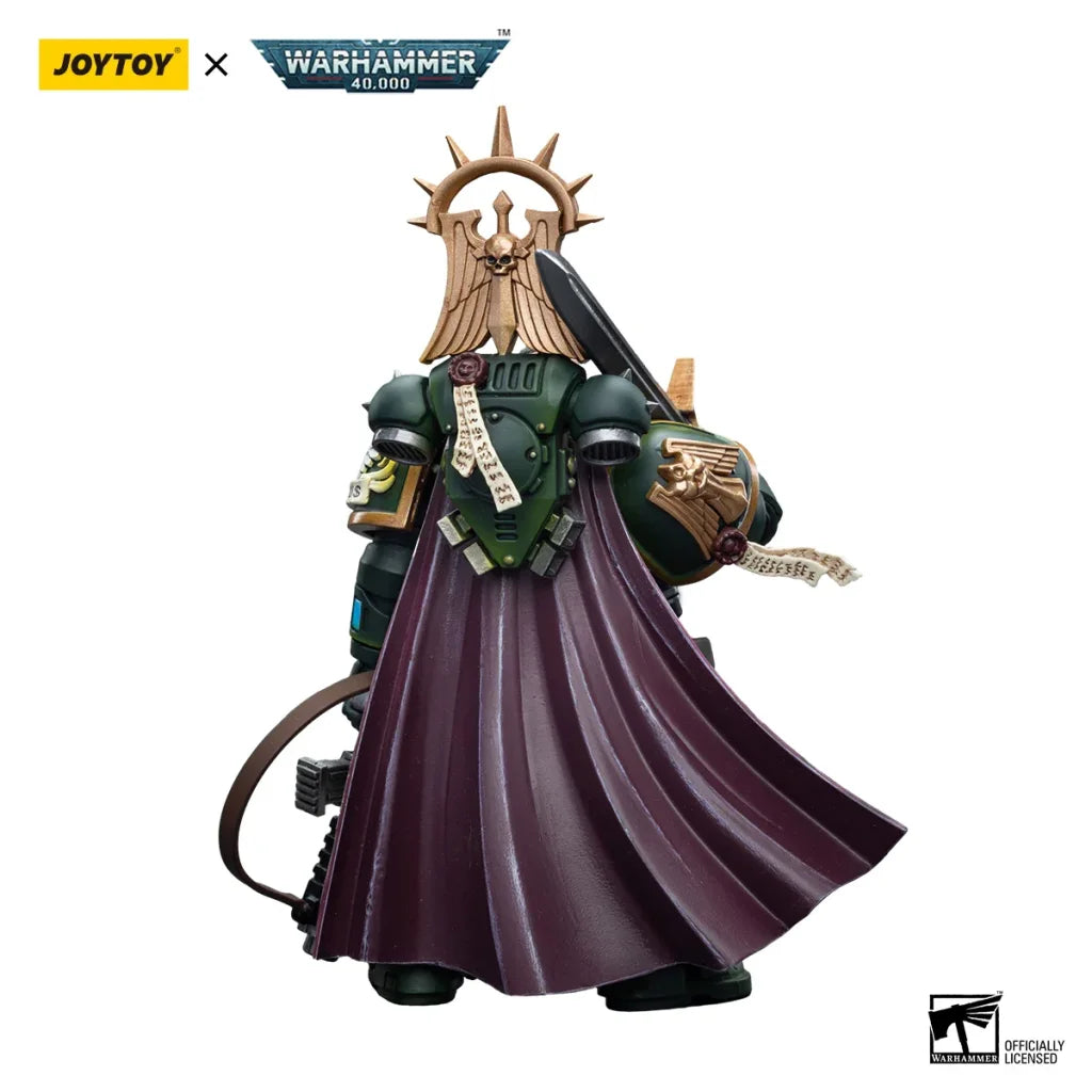 JOYTOY Warhammer 40k 1/18 Action Figures Anime 12cm Dark Angels Master Lazarus Master with Power Fist