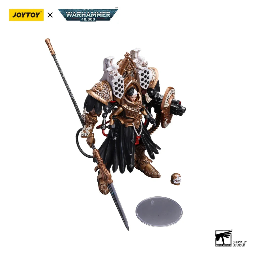 JOYTOY Warhammer 40k 1/18 Action Figures Anime Adepta Sororitas Abbess Sanctorum Morvenn Vahl - Morvenn / 22CM