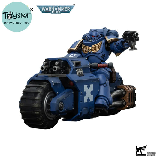 JOYTOY Warhammer 40k 1/18 Action Figures Anime Space Marines Ultramarines Outriders Brother Catonus