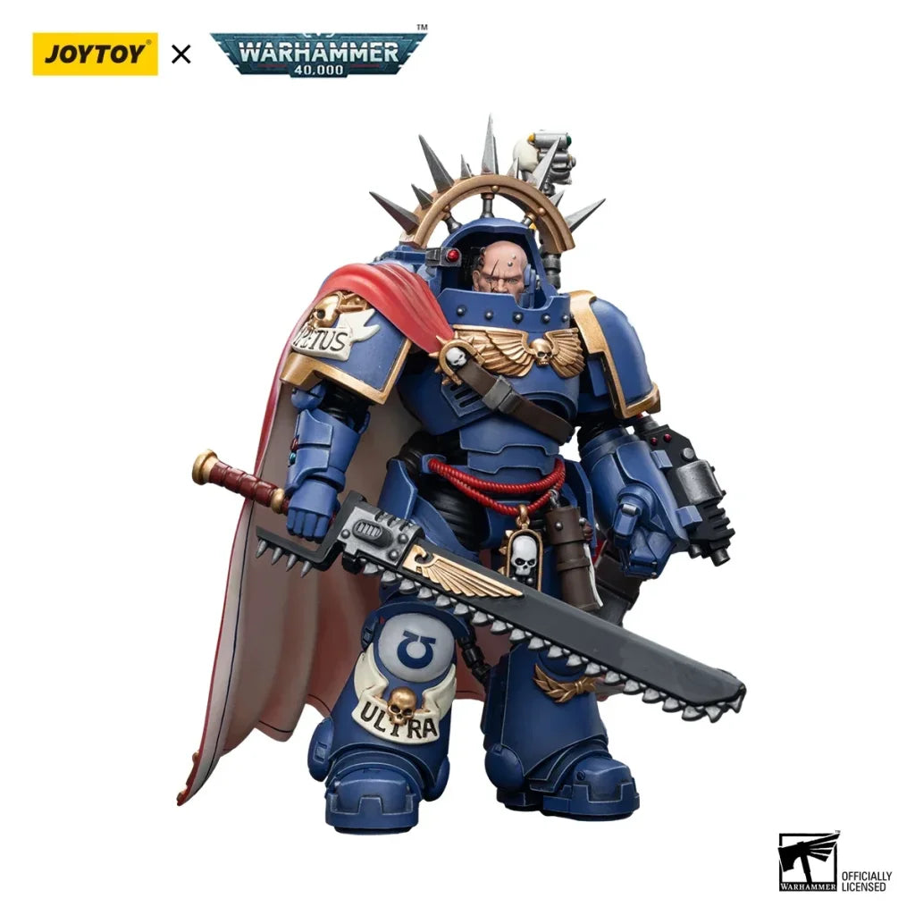 JOYTOY Warhammer 40k 1/18 Action Figures Anime Ultramarines Captain in Gravis Armour - Gravis Armour / 12cm