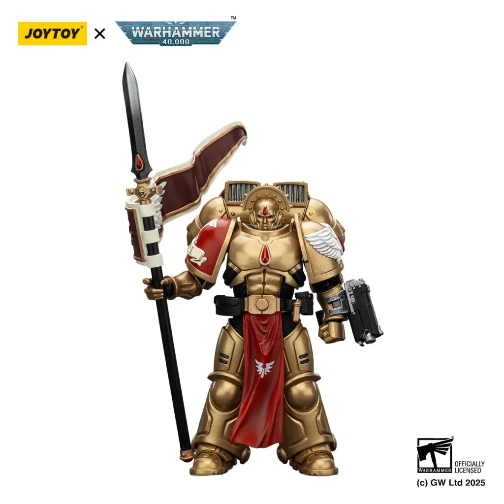 JOYTOY Warhammer 40k 1/18 Action Figures Blood Angels Sanguinary Guard with Inferno Pistol and Encarmine Blade - Guard