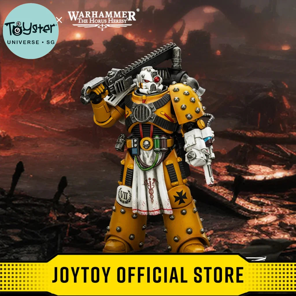 JOYTOY Warhammer 40k 1/18 Action Figures Imperial Fists Legion Apothecary - Legion Apothecary / 12cm