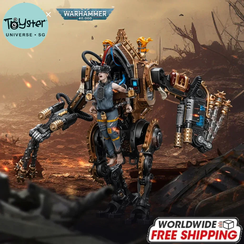 JOYTOY Warhammer 40k 1/18 Action Figures Mecha Anime 24cm Adepta Sororitas Penitent Engine with Penitent Flails Mecha