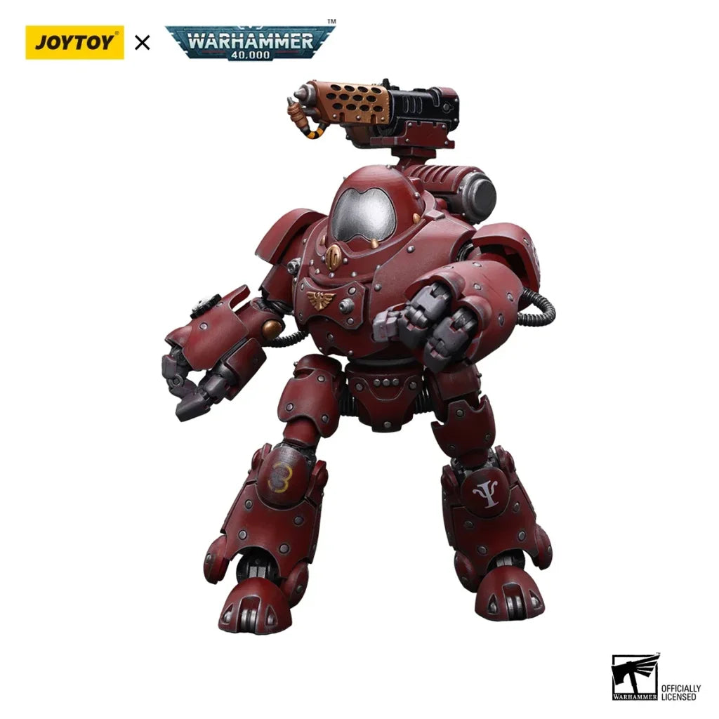 JOYTOY Warhammer 40k 1/18 Action Figures Mecha Anime Adeptus Mechanicus Kastelan Robot with Incendine Combustor Model
