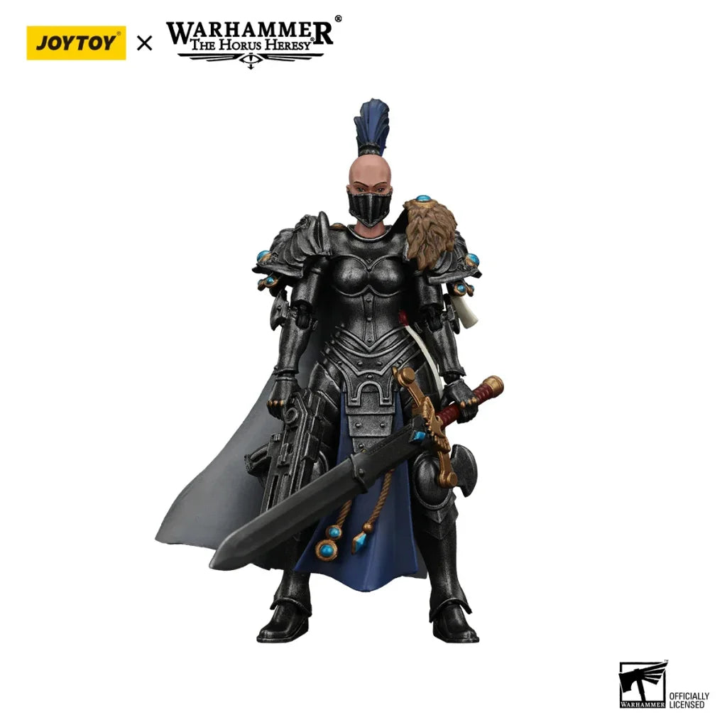 JOYTOY Warhammer 40k 1/18 Action Figures Sisters of Silence Knight-Commander Jenetia Krole White Falcons Vigilator