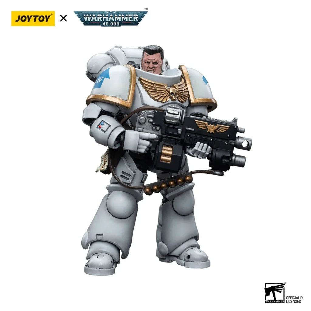 JOYTOY Warhammer 40k 1/18 Action Figures Space Marines White Consuls Intercessors 1 - Intercessors 1 / 12cm