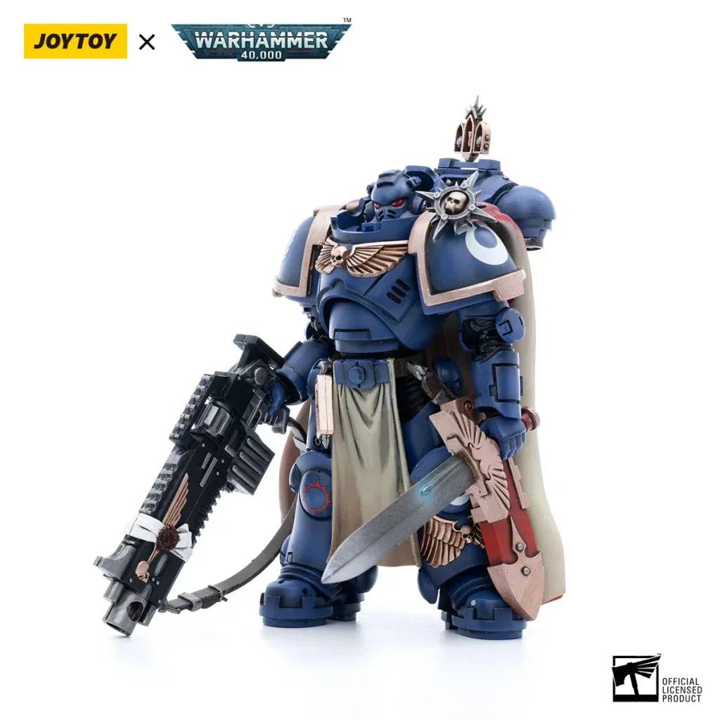 JOYTOY Warhammer 40k 1/18 Action Figures Ultramarines Captain with Master-crafted Heavy Bolt rifle - Captain