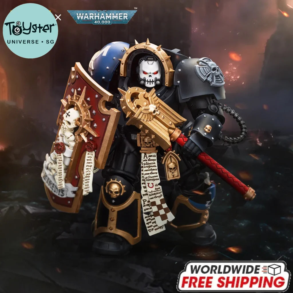 JOYTOY Warhammer 40k 1/18 Action Figures Ultramarines Chaplain in Terminator Armour - Terminator Armour / 15cm