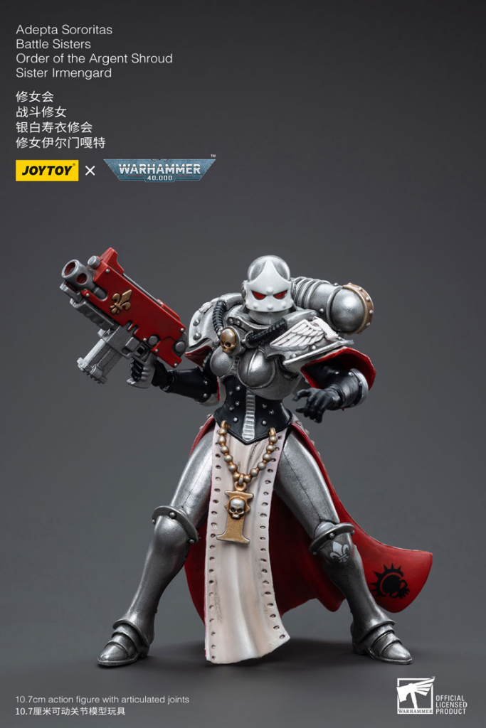 Joytoy Warhammer 40K Adepta Sororitas Battle Sisters Order Of The Argent Shroud Sister Irmengard