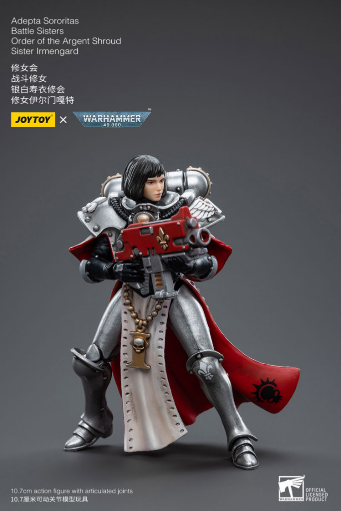 Joytoy Warhammer 40K Adepta Sororitas Battle Sisters Order Of The Argent Shroud Sister Irmengard