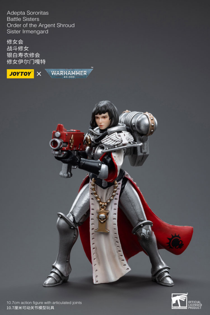 Joytoy Warhammer 40K Adepta Sororitas Battle Sisters Order Of The Argent Shroud Sister Irmengard
