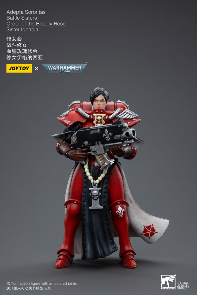 Joytoy Warhammer 40K Adepta Sororitas Battle Sisters Order Of The Bloody Rose Sister Ignacia