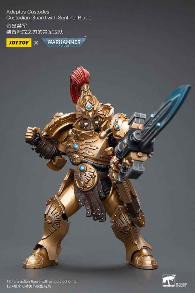 Joytoy Warhammer 40K Adeptus Custodes Custodian Guard With Sentinel Blade Warhammer
