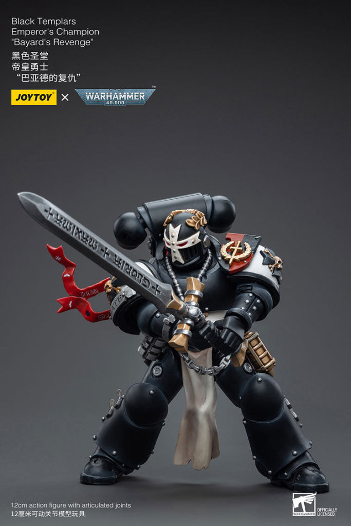 Joytoy Warhammer 40K Black Templars Emperor’s Champion Bayard’s Revenge Warhammer