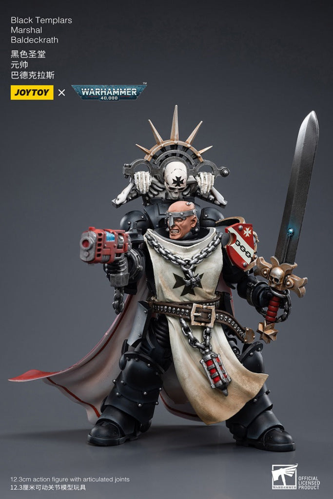 Joytoy Warhammer 40K Black Templars Marshal Baldeckrath Jt7325 Warhammer