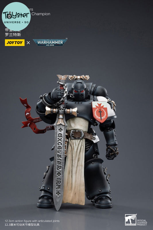Joytoy Warhammer 40K Black Templars The Emperors Champion Rolantus Jt7585 Warhammer