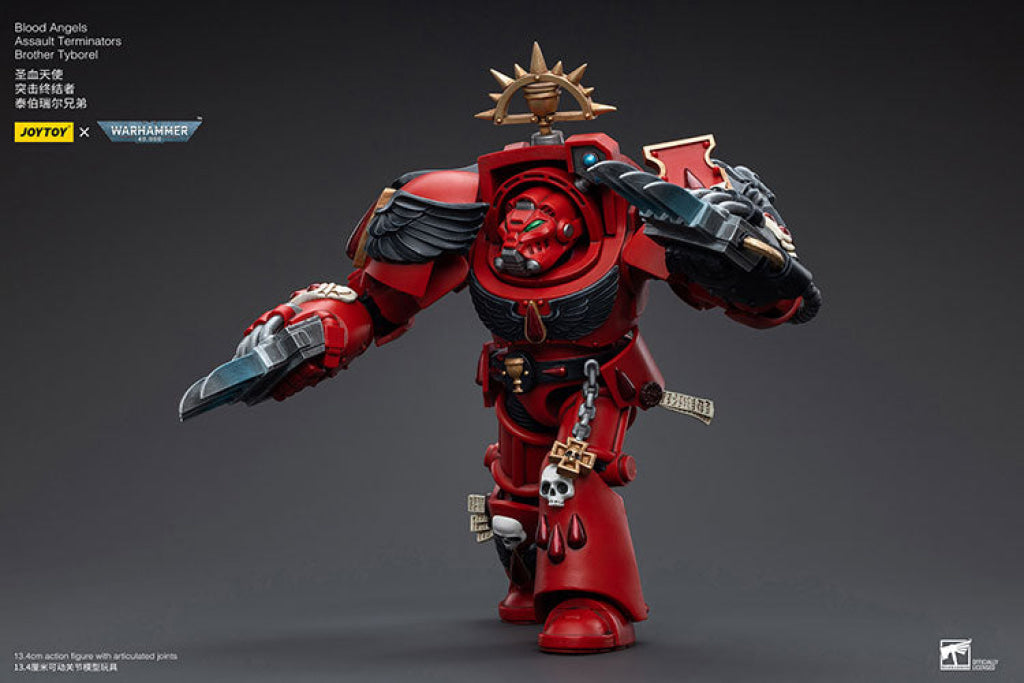 Joytoy Warhammer 40K Blood Angels Assault Terminators Brother Tyborel Warhammer