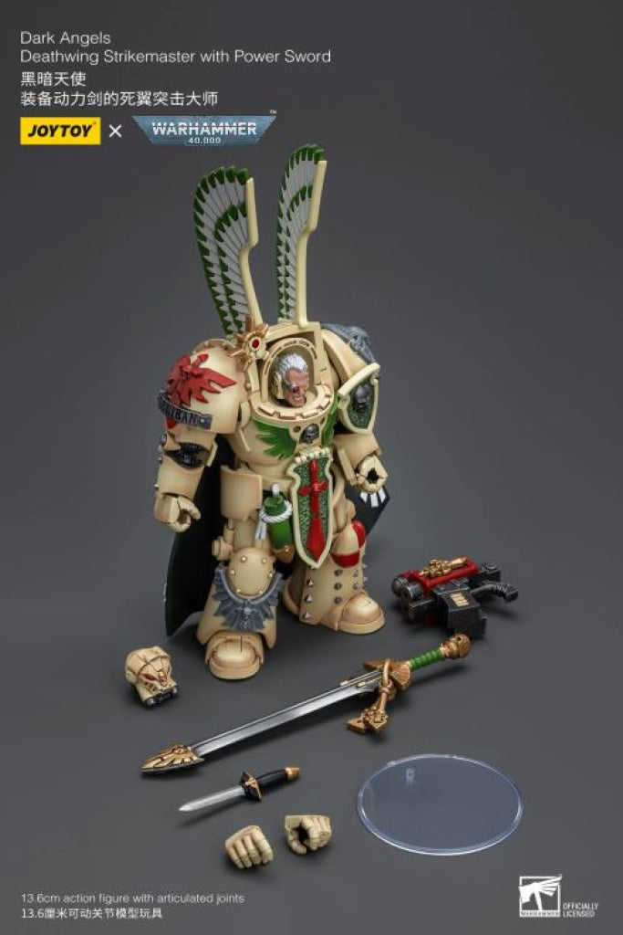 Joytoy Warhammer 40K Dark Angels Deathwing Strikemaster With Power Sword Jt9169 Warhammer