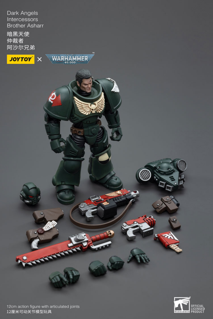 Joytoy Warhammer 40K Dark Angels Intercessors Brother Asharr Warhammer