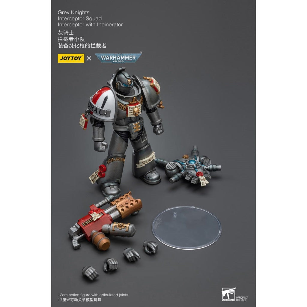 Joytoy Warhammer 40K Grey Knights Interceptor Squad With Incinerator Jt8971 Warhammer