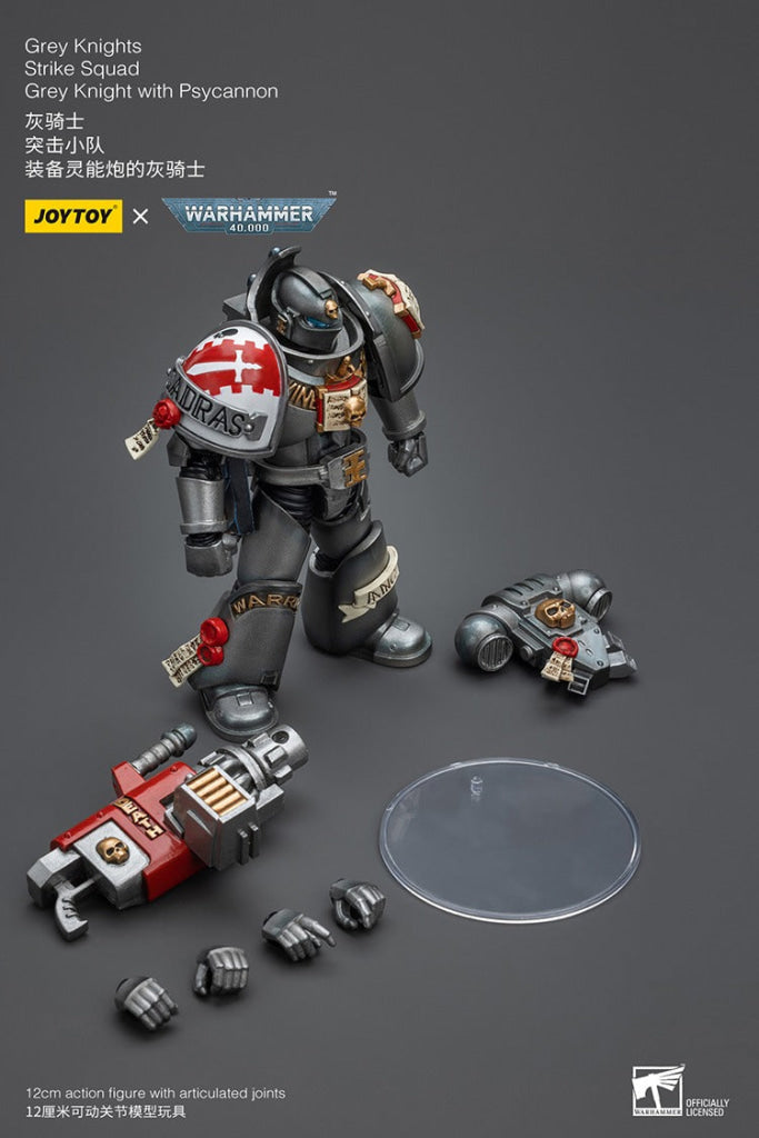 Joytoy Warhammer 40K Grey Knights Strike Squad Knight With Psycannon Jt9015 Warhammer