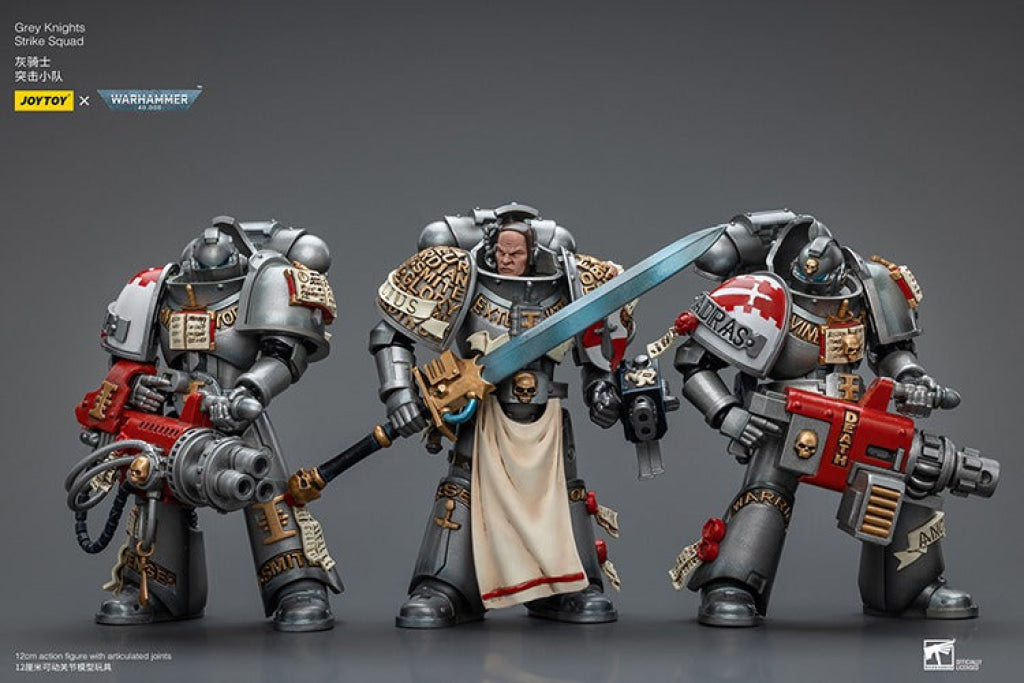 Joytoy Warhammer 40K Grey Knights Strike Squad Knight With Psycannon Jt9015 Warhammer