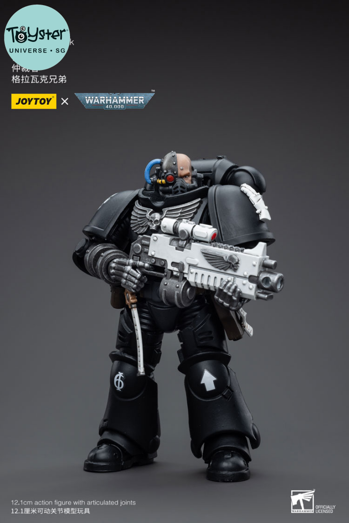 Joytoy Warhammer 40K Iron Hands Intercessors Brother Gravak Warhammer