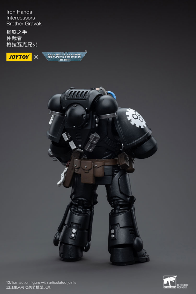 Joytoy Warhammer 40K Iron Hands Intercessors Brother Gravak Warhammer