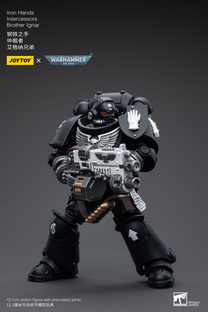 Joytoy Warhammer 40K Iron Hands Intercessors Brother Ignar Warhammer