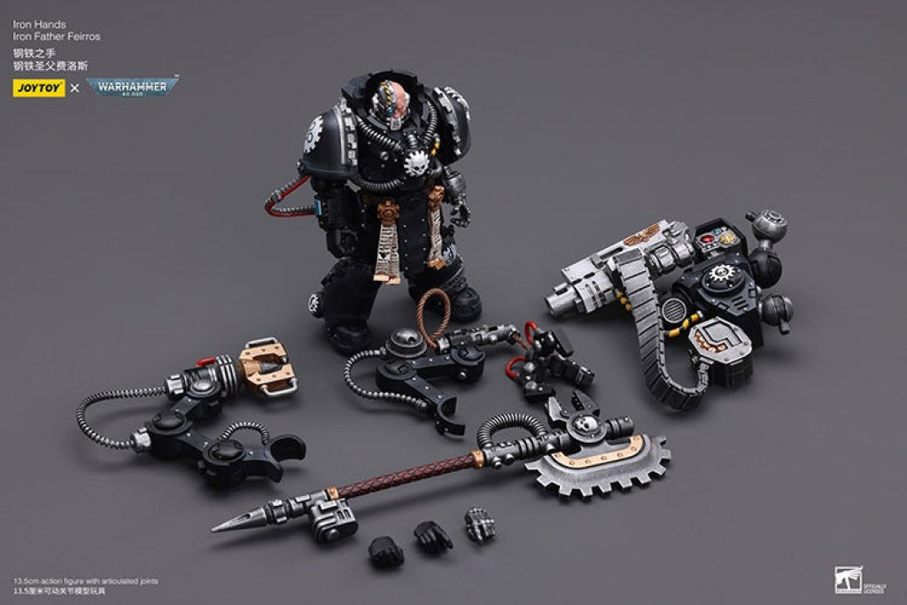 Joytoy Warhammer 40K Iron Hands Lron Father Feirros Warhammer