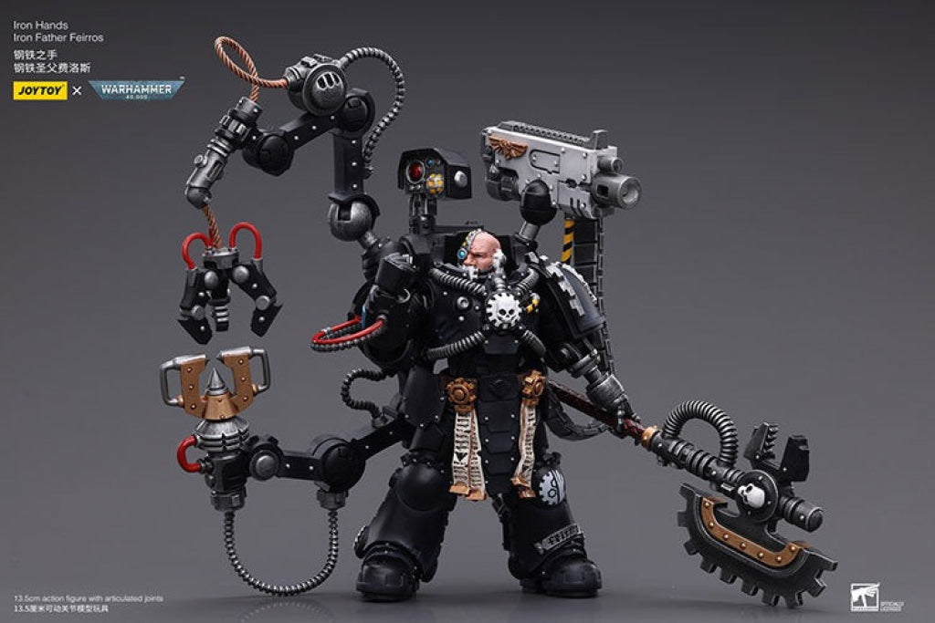 Joytoy Warhammer 40K Iron Hands Lron Father Feirros Warhammer