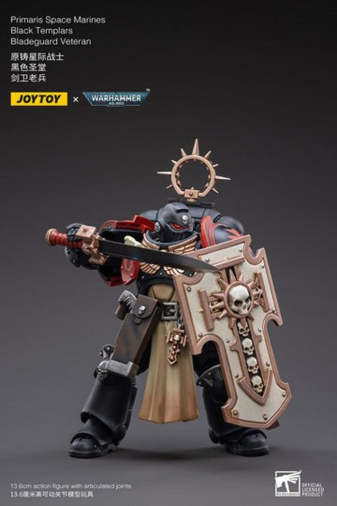 Joytoy Warhammer 40K Primaris Space Marines Black Templars Bladeguard Veteran Jt2801 Warhammer